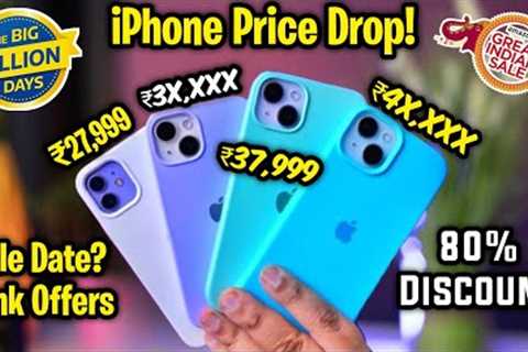 🔥 iPhone Pricing in Big Billion Day Sale 2024 | Sale Date? Bank Offers, iphone 12, 13,14,15