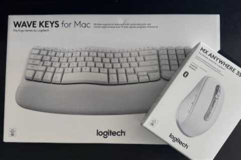 Logitech Wave Keyboard for Mac! UPGRADES for my office!