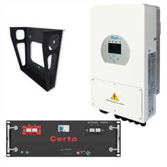 5kW Deye Hybrid Solar Inverter with 1 x 5.12kwh Lithium Batteries » Cooper Power