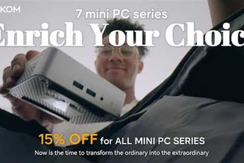 Which one can meet your needs among all these GEEKOM mini PC series?#minipc #bigsale