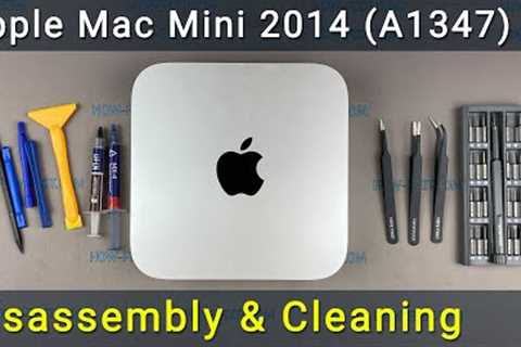 Apple Mac Mini 2014 (A1347) Disassembly, fan cleaning and thermal paste replacement