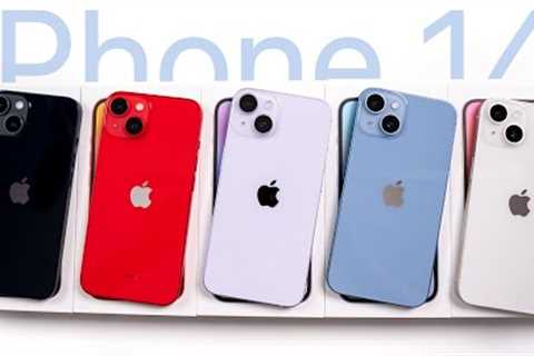 iPhone 14: All Colors Compared! (Blue, Purple, Red, Starlight & Midnight)