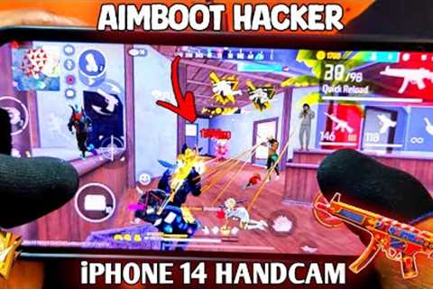 Aim Boot Hacker - iPhone 14 Gaming Free Fire 1 Vs 4 Gameplay 2 Finger Handcam & One Tap Headshot