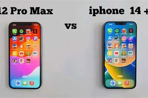 iphone 14 Plus vs 12 Pro Max Speed Test || in 2024