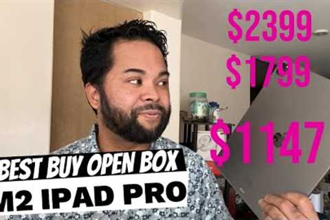 I bought an M2 iPad Pro (2TB, Cellular) vs iPad Air M2 - Best Buy Open Box