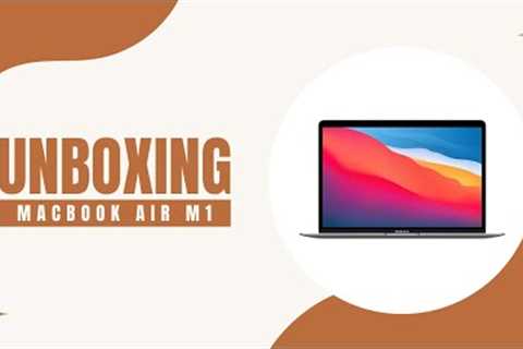 Apple MacBook Air M1 unboxing in 2024!