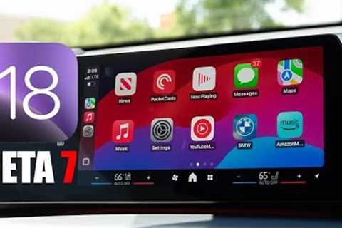 iOS 18 New Apple CarPlay Features BETA 7