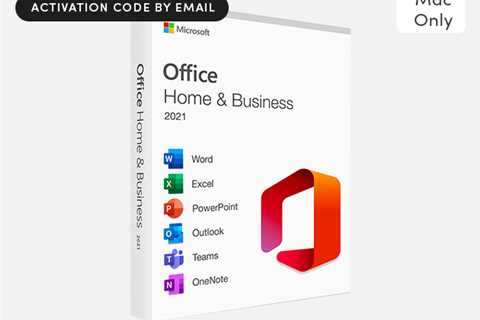 Microsoft Office Home & Business for Mac 2021: Lifetime License for $79