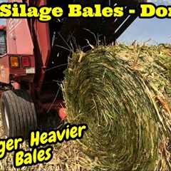 I Started Off By Breaking The Baler.  Finishing Up Baling Silage.