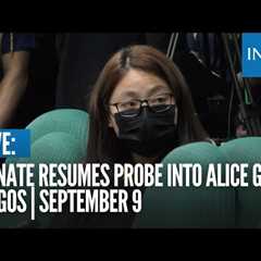 LIVE: Senate resumes probe into Alice Guo, Pogos | September 9