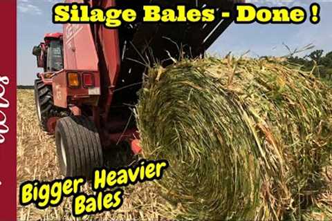 I Started Off By Breaking The Baler.  Finishing Up Baling Silage.