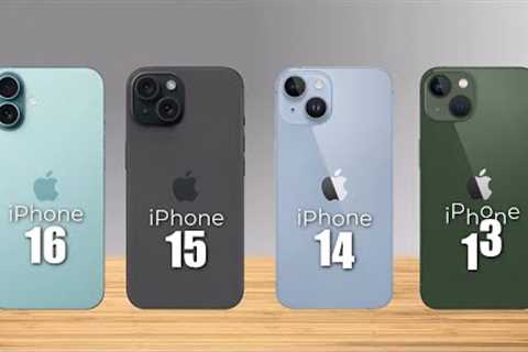 iPhone 16 VS iPhone 15 VS iPhone 14 VS iPhone 13