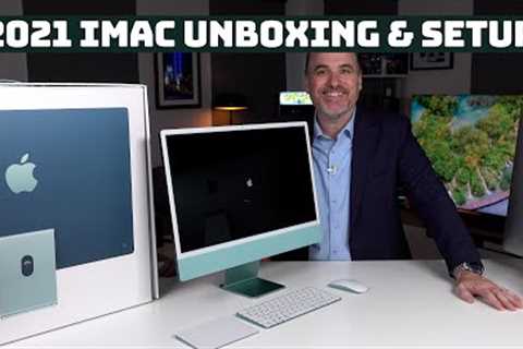 2021 Apple iMac FIRST LOOK - Unboxing and Setup