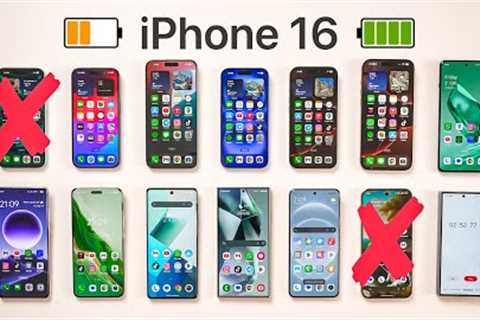 iPhone 16 Pro Max vs 16 Pro vs 16 vs... Everything Else! [BATTERY TEST]