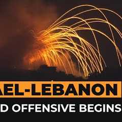 Israel launches ground offensive into southern Lebanon | Al Jazeera Newsfeed