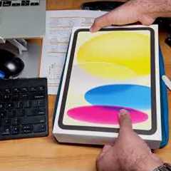 ipad 10th generation yellow unboxing and Apple Pencil USBc Unboxing