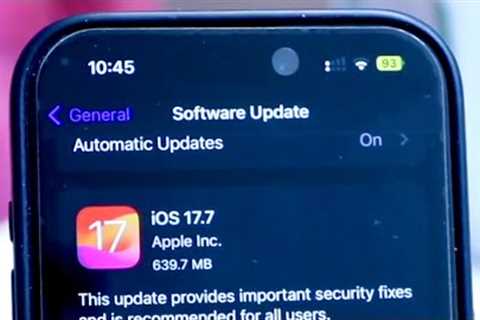 More Problems With iOS 17.7