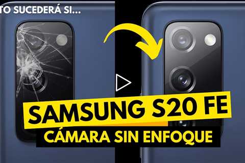 ¡Cristal de la Cámara Roto en tu Samsung S20 FE? Aprende a Repararlo Fácilmente!