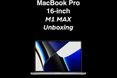 MacBook Pro 16-inch M1 MAX Unboxing #shorts