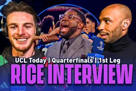 Micah Goes CRAZY Over Rice Rockets!!🤯| Declan Rice Interview After Arsenal Victory! | UCL Today