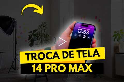 iPhone 14 Pro Max com Tela Quebrada e Bateria Ruim! Veja o Conserto Completo!
