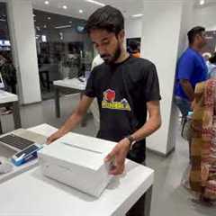 unboxing macbook air m1 #firstvlog #macbookair #m1macbook #applestore #minivlog #unboxing