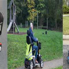 SLRMKK Electric Wheelchair Lightweight Mobility Scooter for Adults 