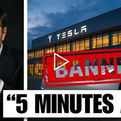 Elon Musk SHOCKS Industry: Tesla Will No Longer Make EVs After Global Ban!