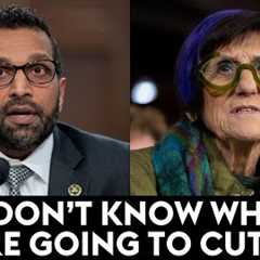 ''I''m Going To Ask The Question Again'': DeLauro Repeatedly Asks FBI Director Kash Patel About Cuts