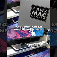 Unboxing the Macbook Air M1 in 2025 #macbookair #m1 #apple #spacegrey #unboxing