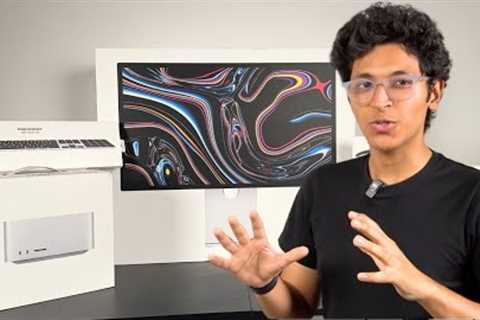 Unboxing My ₹13 Lakh DESK Setup from Apple 🤯 | Mac Studio + Studio Display Review
