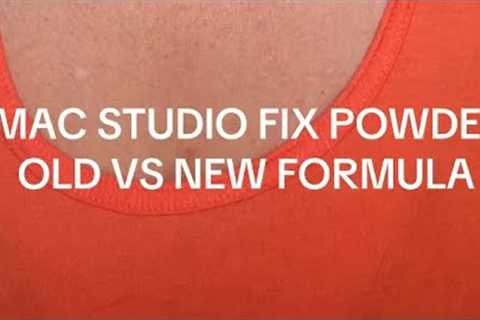 MAC STUDIO FIX POWDER - OLD vs NEW ➡️ DID THEY RUIN IT?