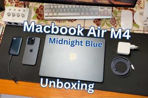 Macbook Air M4 Midnight 16 Ram 512 GB Unboxing