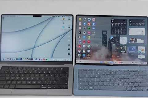 Huawei Matebook Pro HarmonyOs PC Vs Apple Macbook Pro M4 Speed Test..!