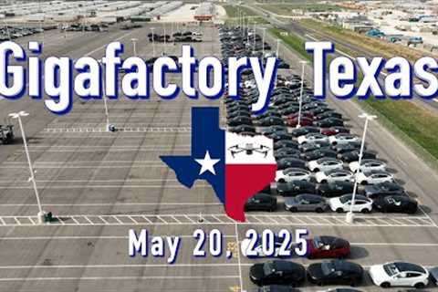 Model Y Production High Cybertruck Production Low  Tesla Gigafactory Texas  5/20/25  9:08AM