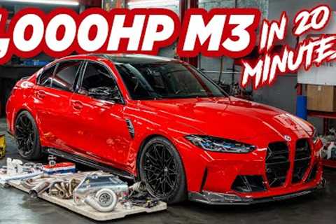 Building a 1000HP AWD BMW M3 in 20 Minutes! (SUPERCAR KILLER IS BORN)