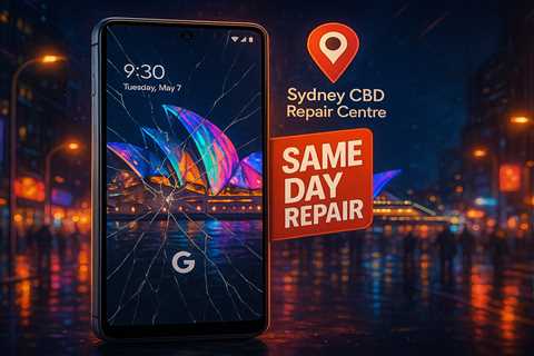 Dropped Google Pixel 8a Screen while VIVID Sydney 2025? Sydney CBD Repair Centre Can Fix It Today!