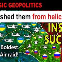 FOOTAGE: Ukrainian Black Hawks PENETRATE Russian Lines in the FIRST AIR ASSAULT! | RFU News