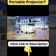 CLOKOWE Mini Projector - Is This The Best Projector? 🤔 #shorts