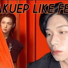 Black-Haired Felix Is the Vibe 🔥 | SKZ Inspired Makeup