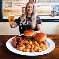 A Connecticut Brewery Hosts The Undefeated Big Hooker Burger Challenge!