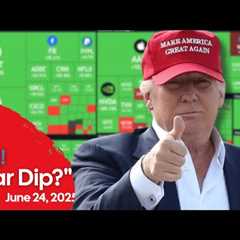 🚨Ceasefire Rally: $SPY +1% & $NVDA, $CCL Shares Surge  | June 24 Live