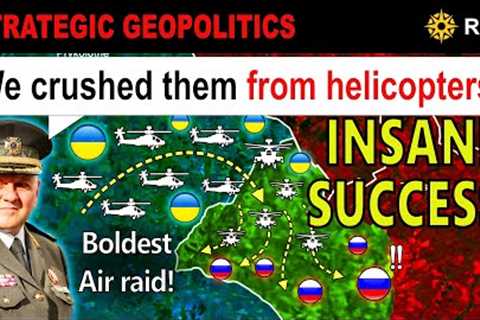 FOOTAGE: Ukrainian Black Hawks PENETRATE Russian Lines in the FIRST AIR ASSAULT! | RFU News