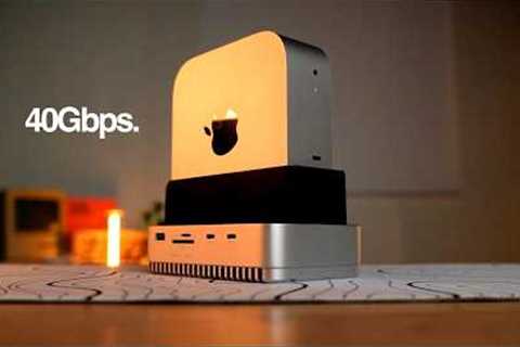 The FASTEST M4 Mac mini NVMe dock. // Qwiizlab USB4 40Gbps Docking Station