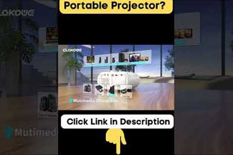 CLOKOWE Mini Projector - Is This The Best Projector? 🤔 #shorts