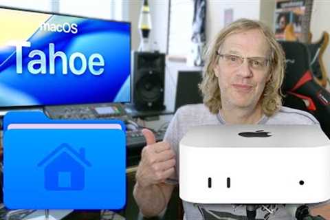 macOS Tahoe first impressions + External Home folder test.