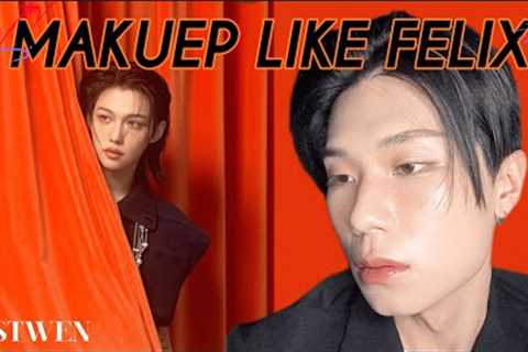 Black-Haired Felix Is the Vibe 🔥 | SKZ Inspired Makeup