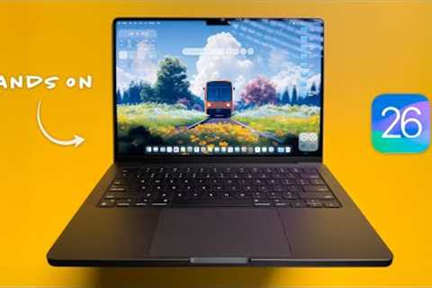 MacOS Tahoe 26 Liquid Glass Hands On