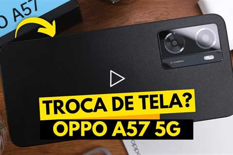 Oppo A57 5G Quebrou a Tela! Veja o Antes e Depois do Conserto que Salvou Tudo!