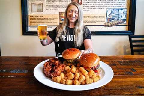 A Connecticut Brewery Hosts The Undefeated Big Hooker Burger Challenge!